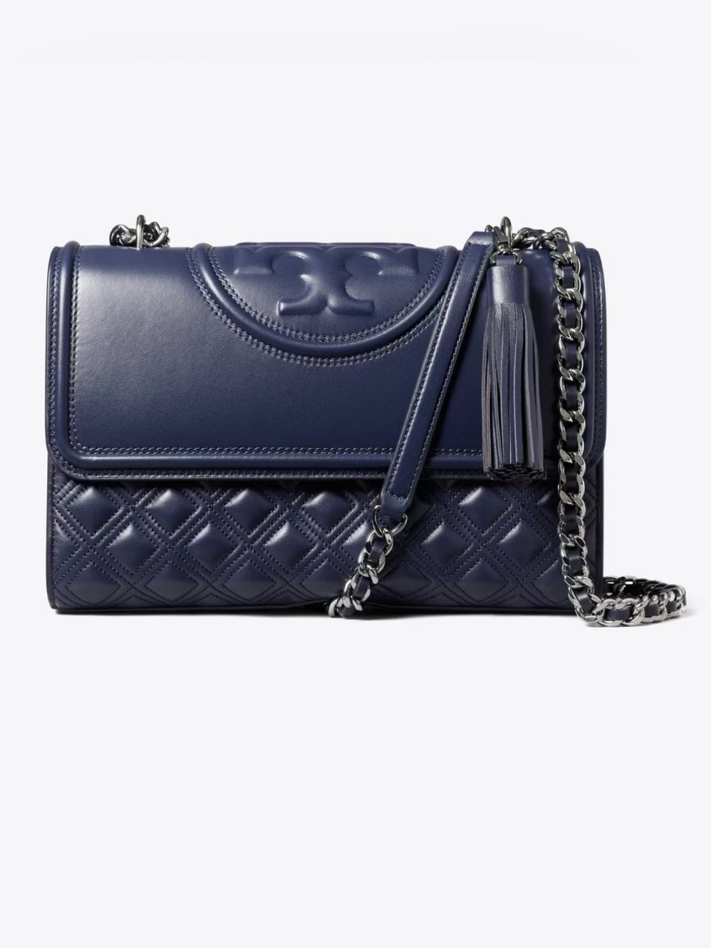 Tory Burch Fleming Quilted Leather Shoulder Bag